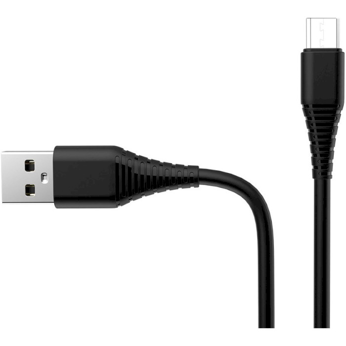 Зарядное устройство COLORWAY 1xUSB-A, QC3.0, 18W Black w/Micro-USB cable (CW-CHS013QCM-BK)