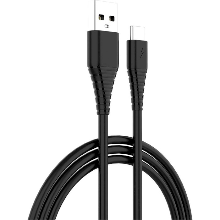 Зарядний пристрій COLORWAY 1xUSB-A, QC3.0, 18W Black w/Type-C cable (CW-CHS013QCC-BK)