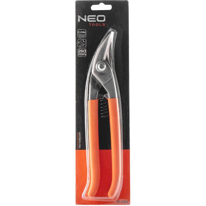 Ножиці по металу NEO TOOLS 260мм, лівий різ (31-082)
