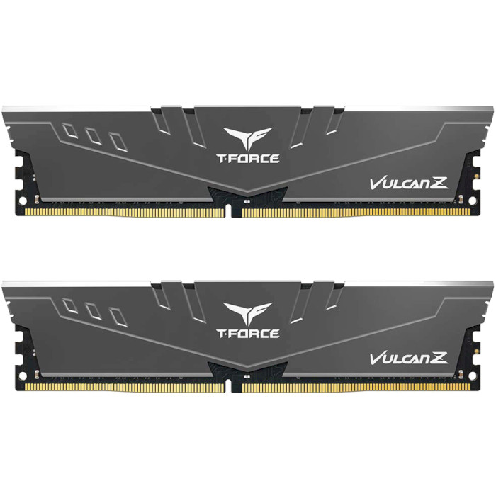 Модуль пам'яті TEAM T-Force Vulcan Z Gray DDR4 3200MHz 16GB Kit 2x8GB (TLZGD416G3200HC16FDC01)