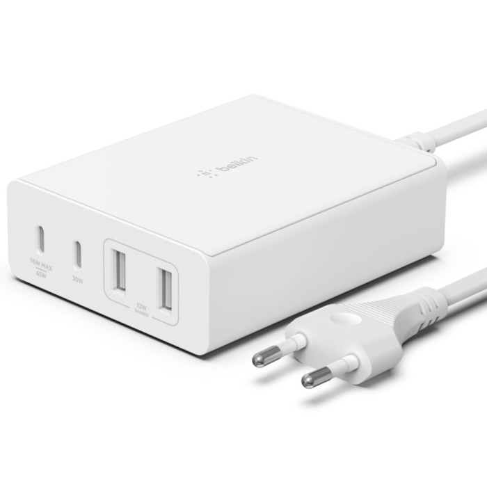 Зарядное устройство BELKIN Boost Up Charge Pro GaN 4-Ports Charger 108W White (WCH010VFWH)