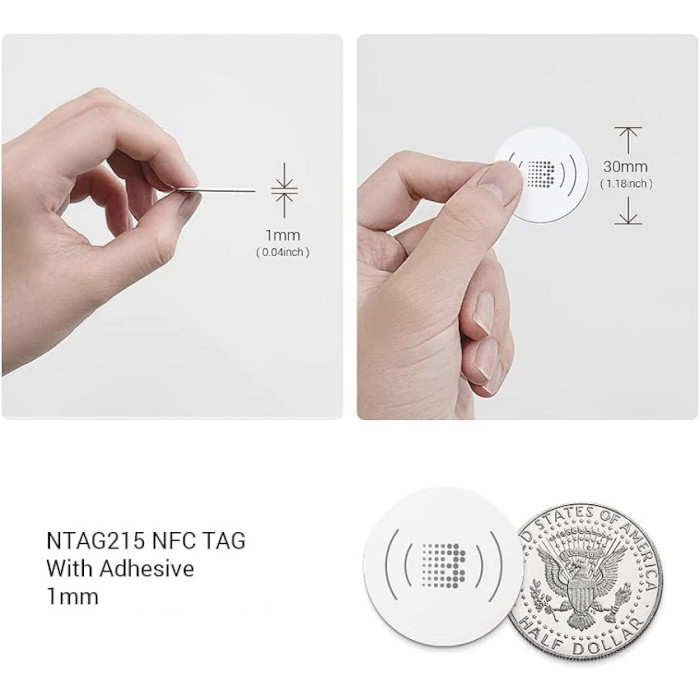 Комплект NFC міток BROADLINK NFC Tag SRN1 10шт