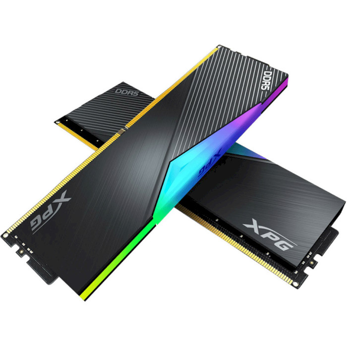 Модуль памяти ADATA XPG Lancer RGB DDR5 5200MHz 32GB Kit 2x16GB (AX5U5200C3816G-DCLARBK)